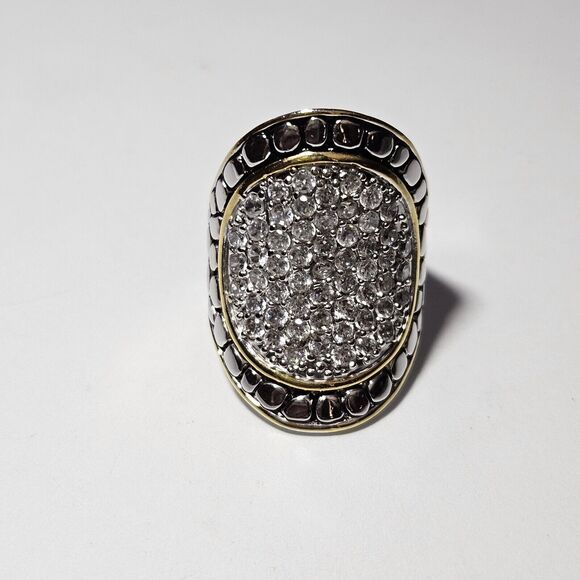 *Sale* Hampton Gems Crystal Oval Ring Size 6 - Picture 11 of 11